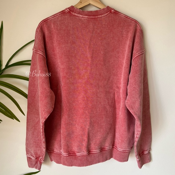 NEW Free People Falling Forward Snow Washed Destroyed Crew - Picture 8 of 12